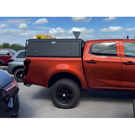 Hardtop Adventure noir/ lisse Isuzu D-Max 2021+ double cabine Alu-Cab